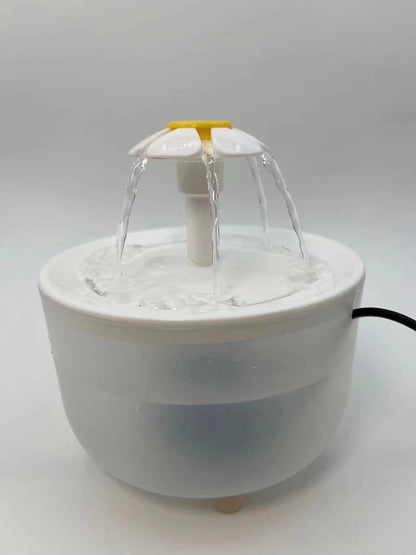 Automatic Pet Water Fountain with USB Filter - Silent Cat Drinking Bowl 1200ml Recirculating Water Dispenser