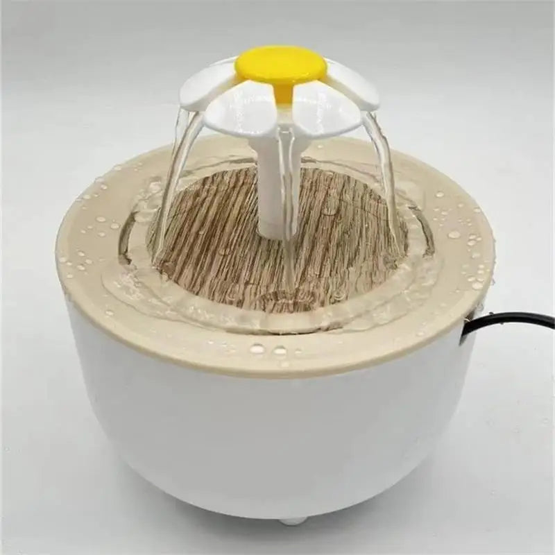 Automatic Pet Water Fountain with USB Filter - Silent Cat Drinking Bowl 1200ml Recirculating Water Dispenser