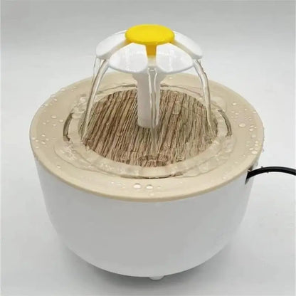 Automatic Pet Water Fountain with USB Filter - Silent Cat Drinking Bowl 1200ml Recirculating Water Dispenser