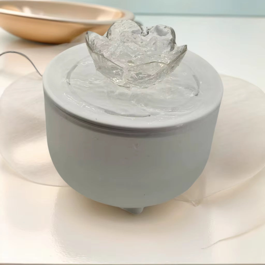 Automatic Pet Water Fountain with USB Filter - Silent Cat Drinking Bowl 1200ml Recirculating Water Dispenser