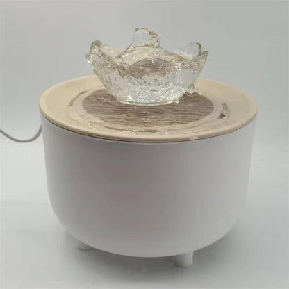 Automatic Pet Water Fountain with USB Filter - Silent Cat Drinking Bowl 1200ml Recirculating Water Dispenser