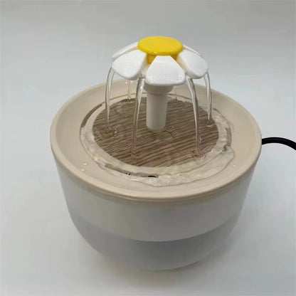 Automatic Pet Water Fountain with USB Filter - Silent Cat Drinking Bowl 1200ml Recirculating Water Dispenser